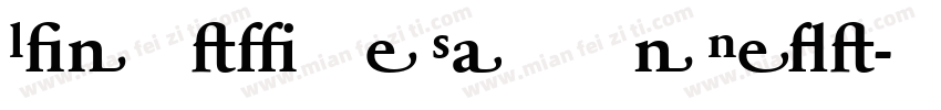 Linotype Sabon Next字体转换